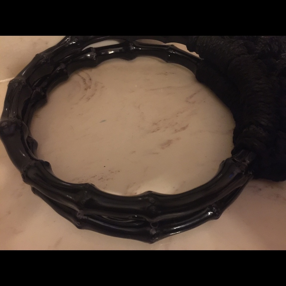 1960s True Vintage Crocheted Bamboo Pinup Bag♥️ - Picture 6 of 8